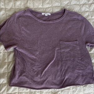 Threads 4 Thought Heathered Purple Short Sleeve Tee